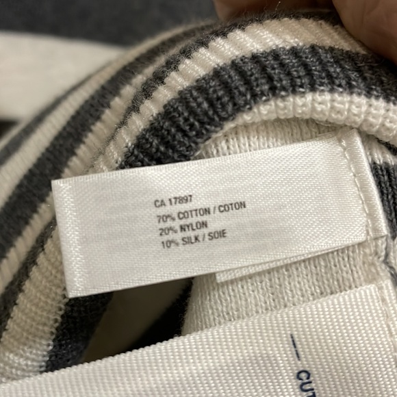 Gap v neck striped sweater (sz l) - Picture 8 of 12